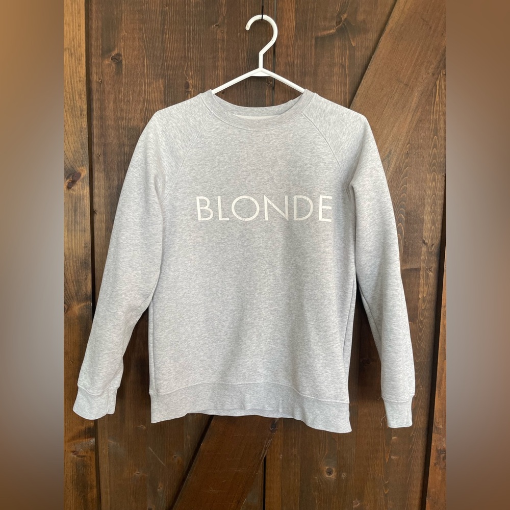 Brunette the Label “Blonde” Crewneck